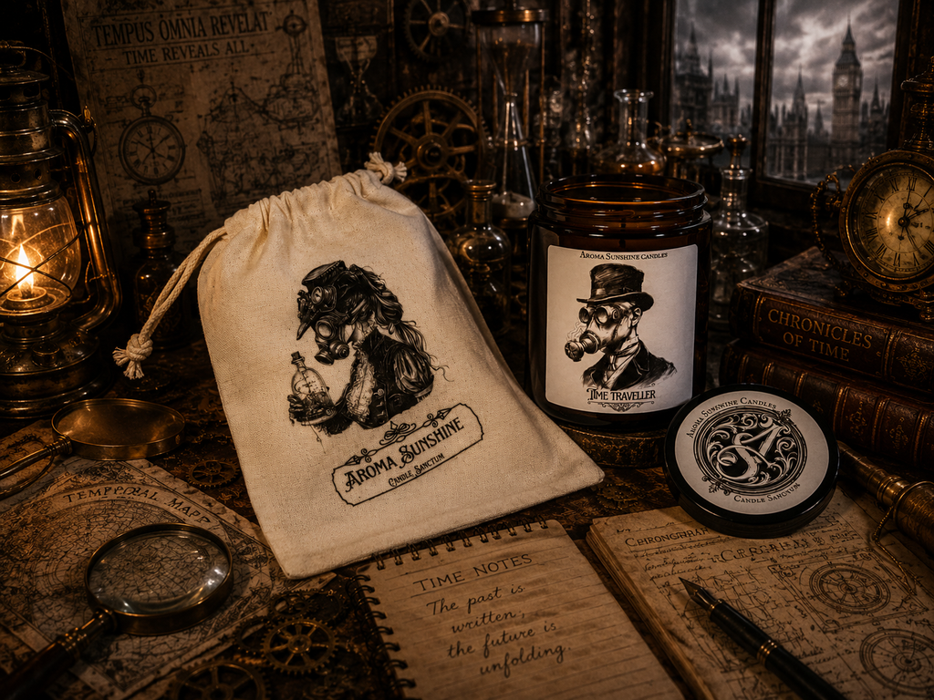 Time Traveller candle - Black Iris & Verbena