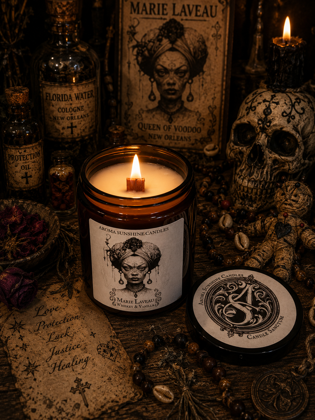 Marie Laveau candle - Whiskey & Vanilla