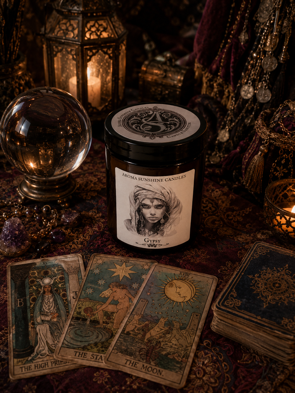 Gypsy candle - Blue Sage & Tonka