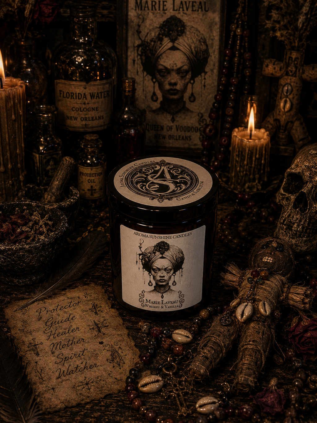 Marie Laveau candle - Whiskey & Vanilla