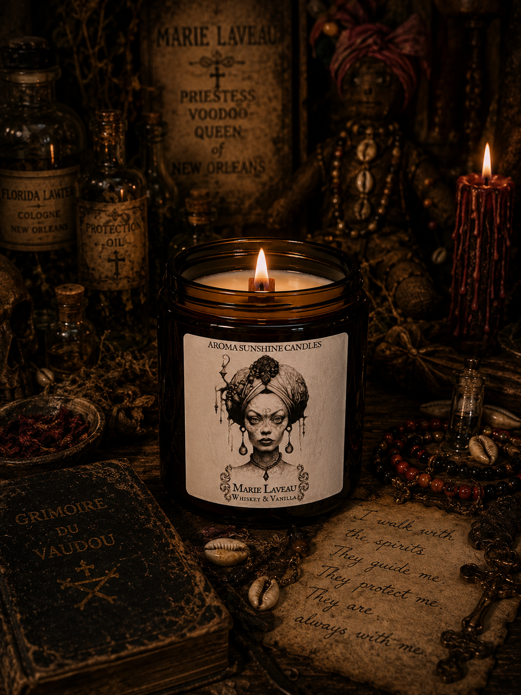 Marie Laveau candle - Whiskey & Vanilla