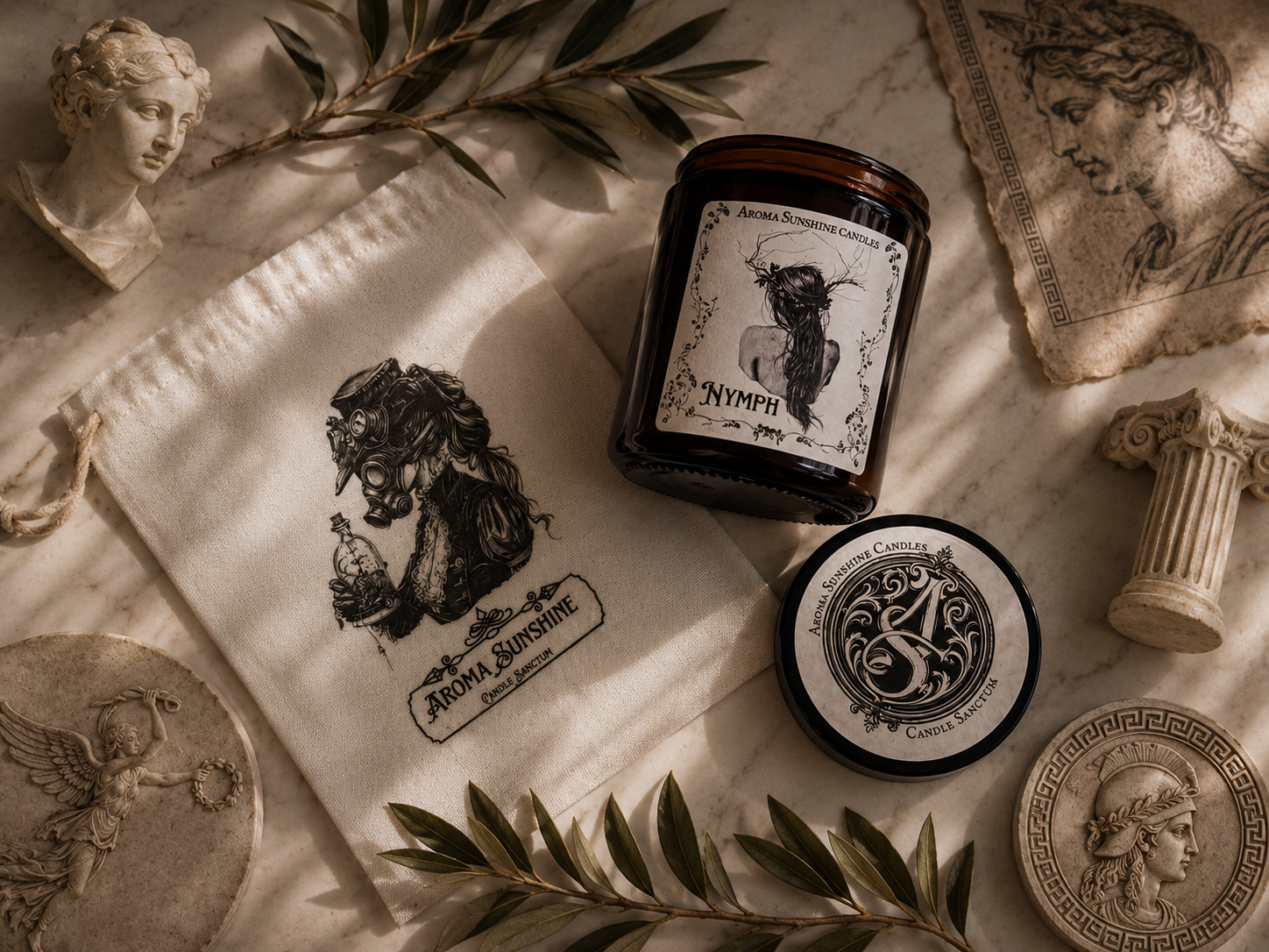 Nymph candle - Monoï & Cotton