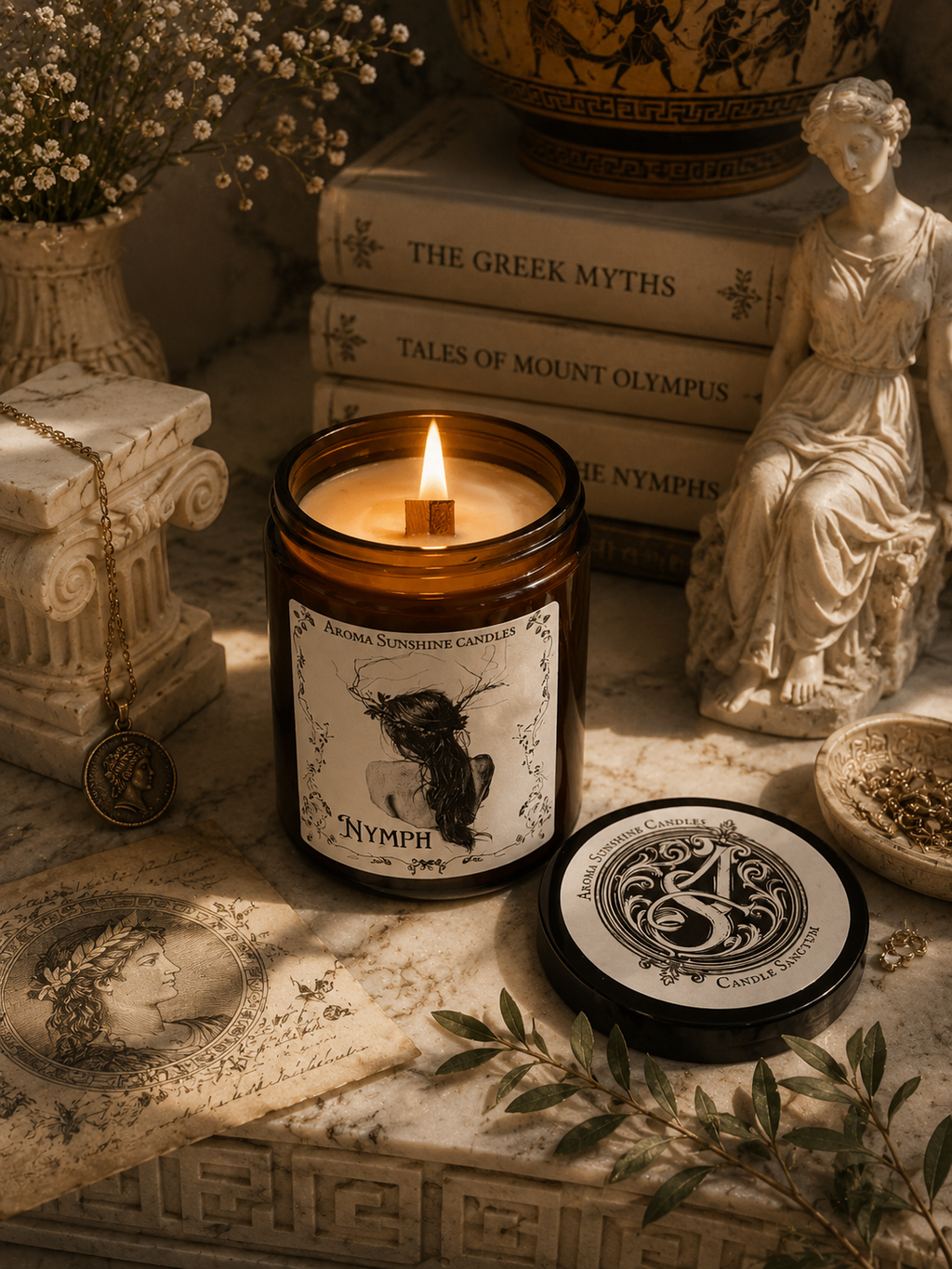 Nymph candle - Monoï & Cotton