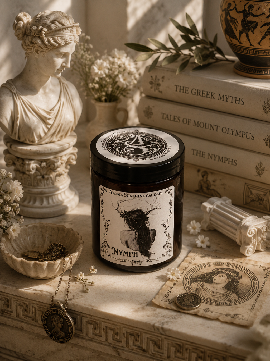 Nymph candle - Monoï & Cotton