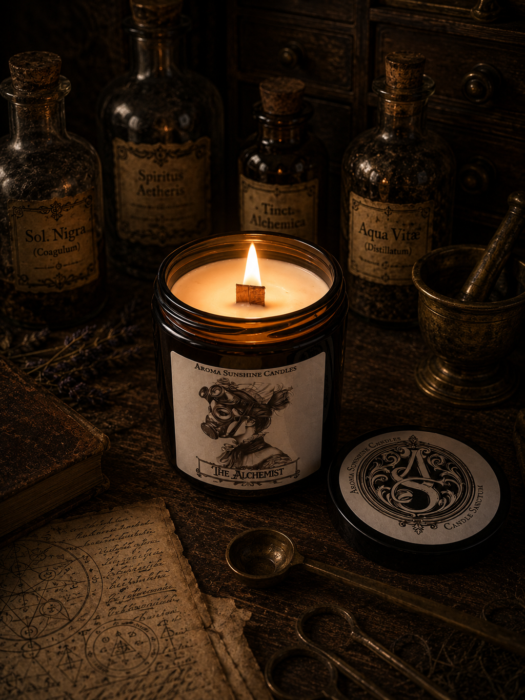 The Alchemist candle - Cedar & Vanilla