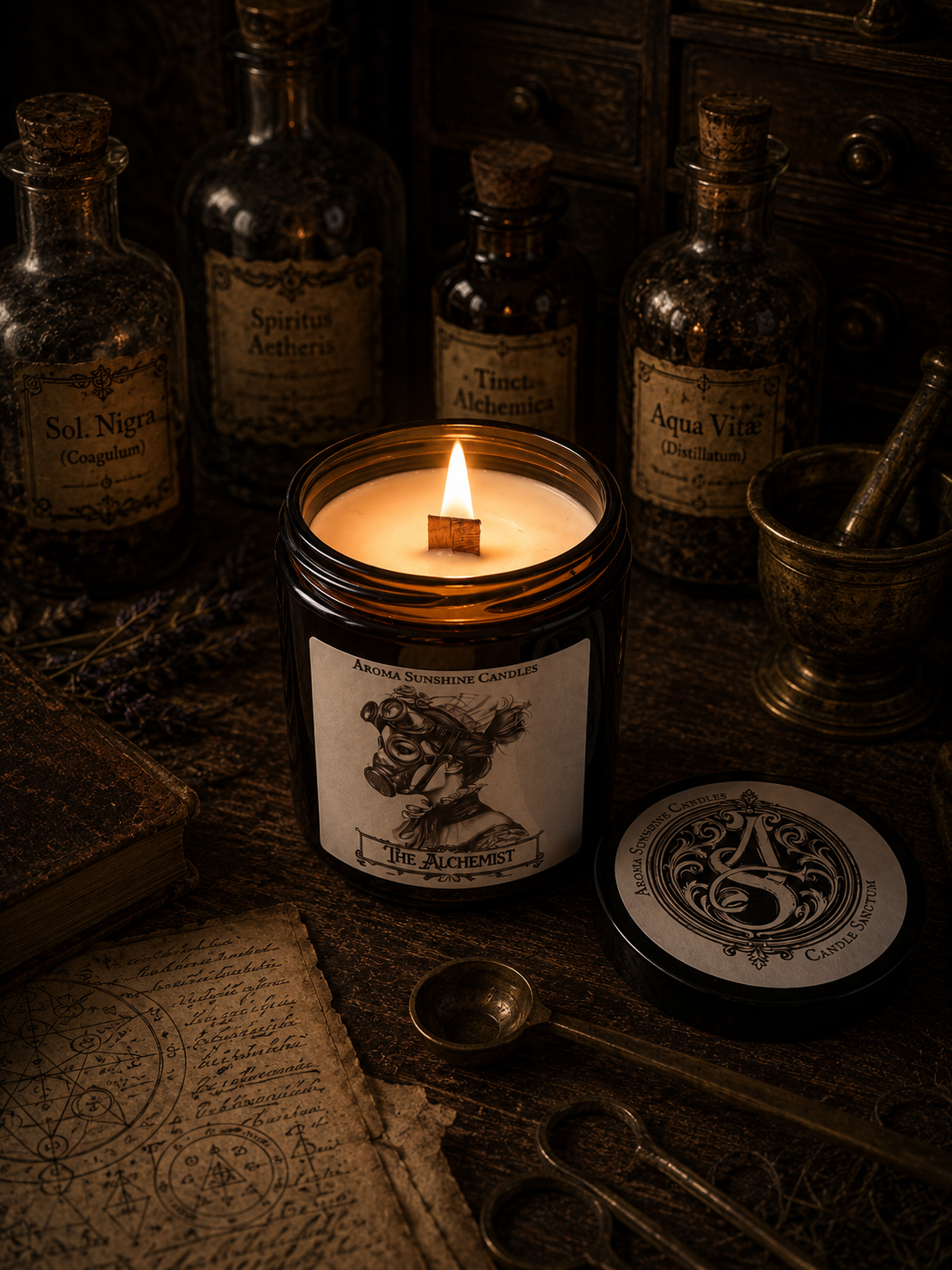The Alchemist candle - Cedar & Vanilla