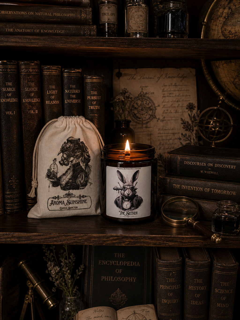The Seeker candle - Oud Pomegranate