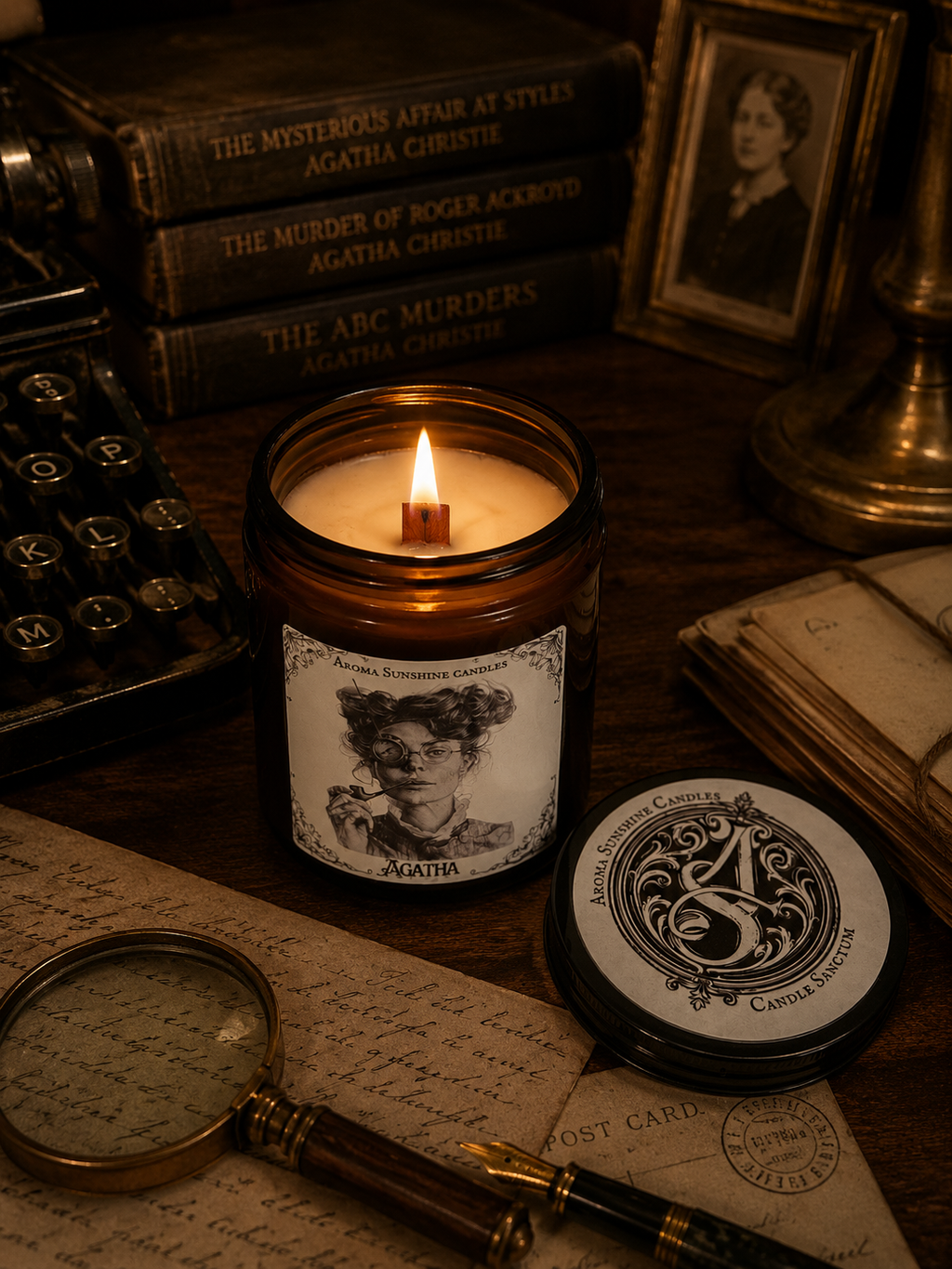 Agatha Christie candle - Peony & Lily of the Valley