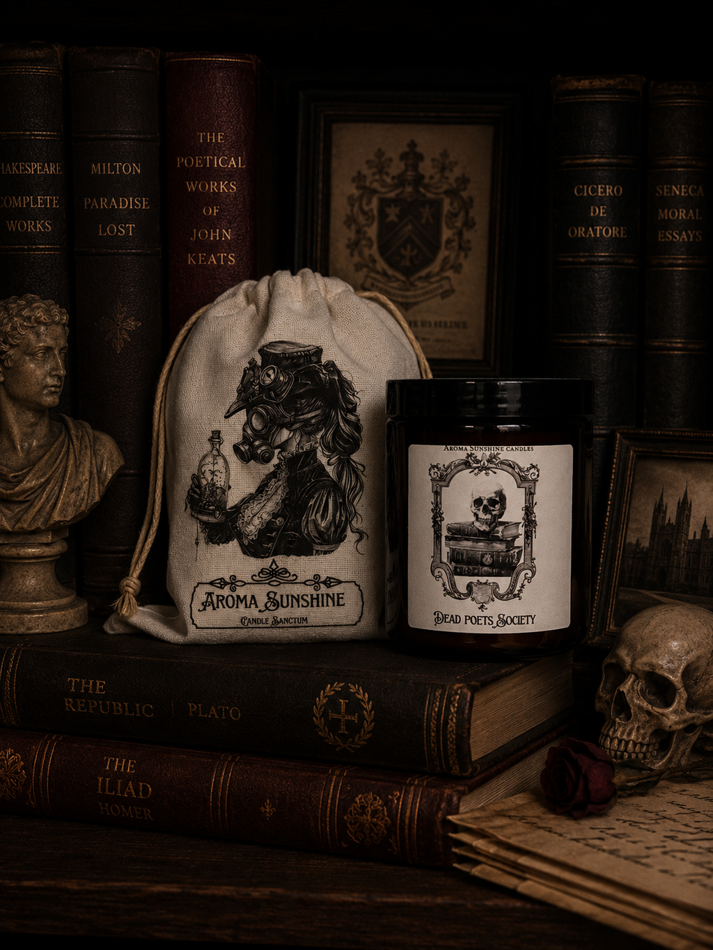 Dead Poets Society candle - Cedarwood & Soft Oud