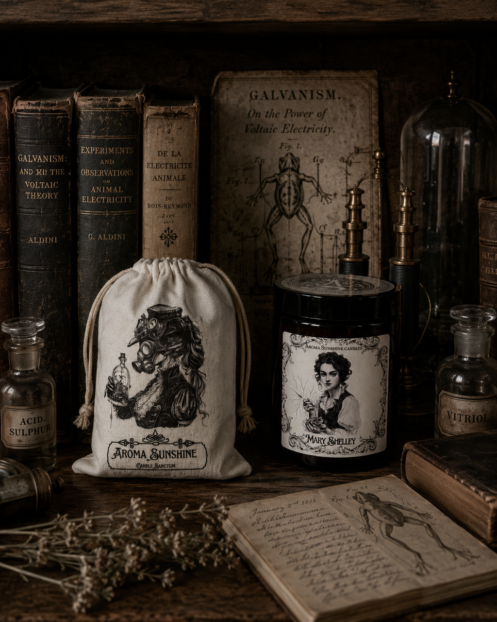 Mary Shelley candle - Pink Grapefruit & Vanilla