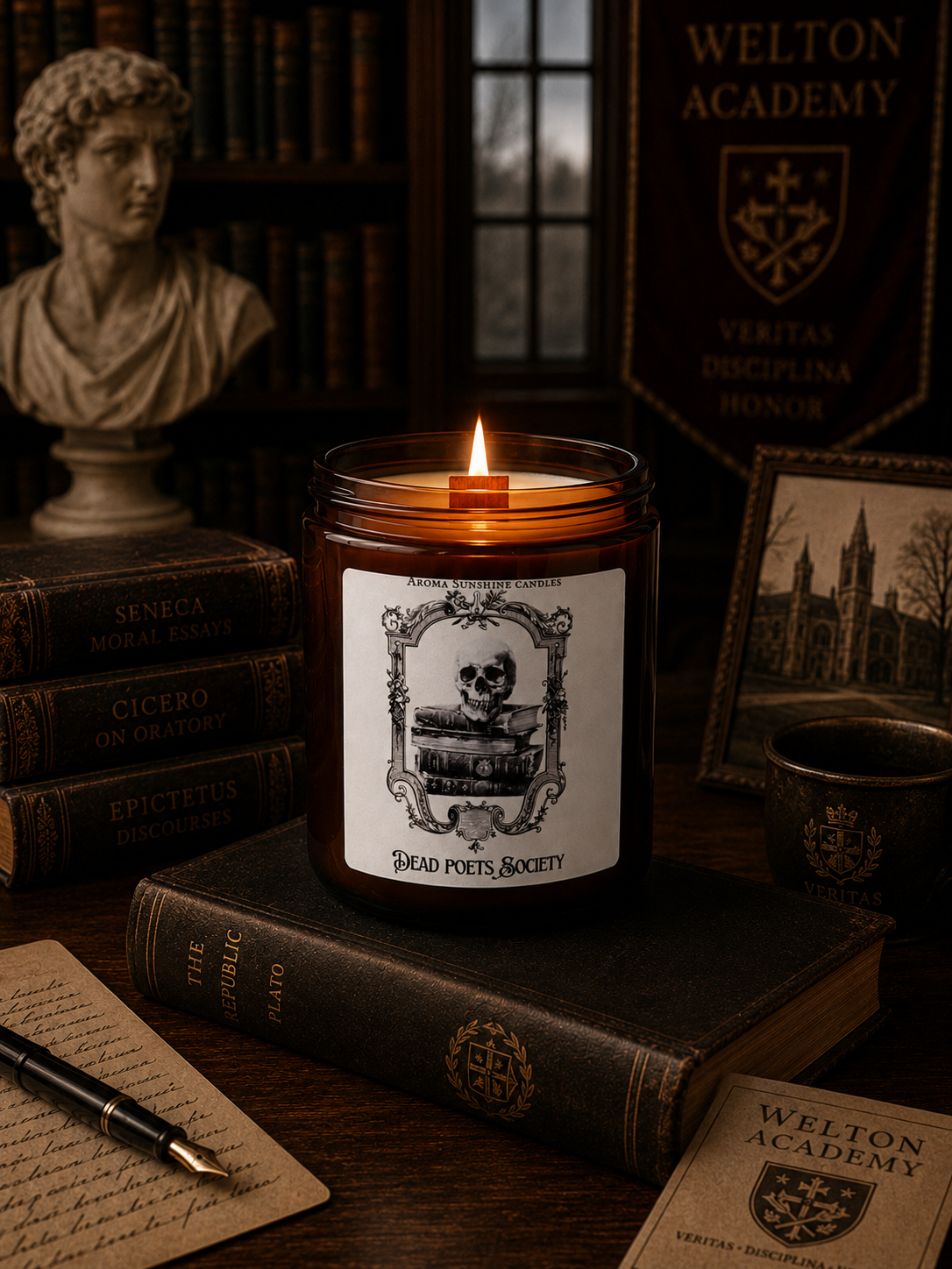 Dead Poets Society candle - Cedarwood & Soft Oud