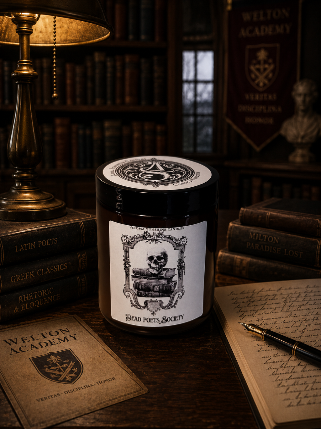 Dead Poets Society candle - Cedarwood & Soft Oud