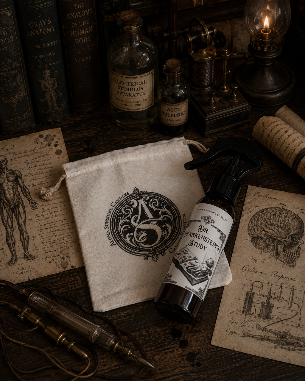 Dr. Frankenstein's Study Room Spray - Tonka & Myrrh