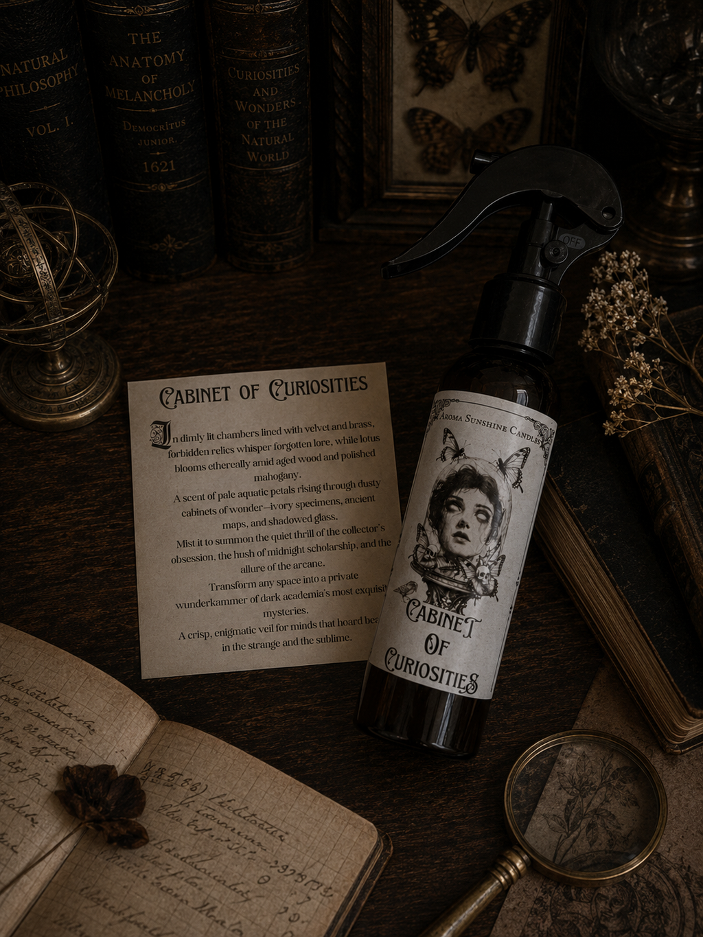 Cabinet of Curiosities Room Spray - White Lotus & Cotton