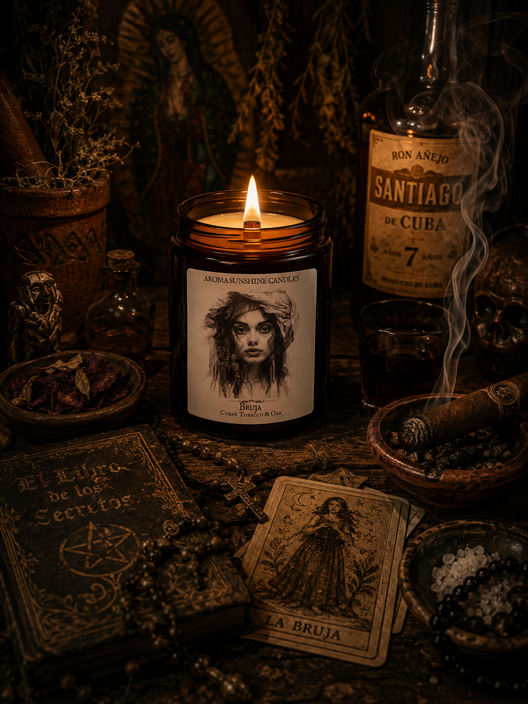Bruja candle - Cuban Tobacco & Pimento