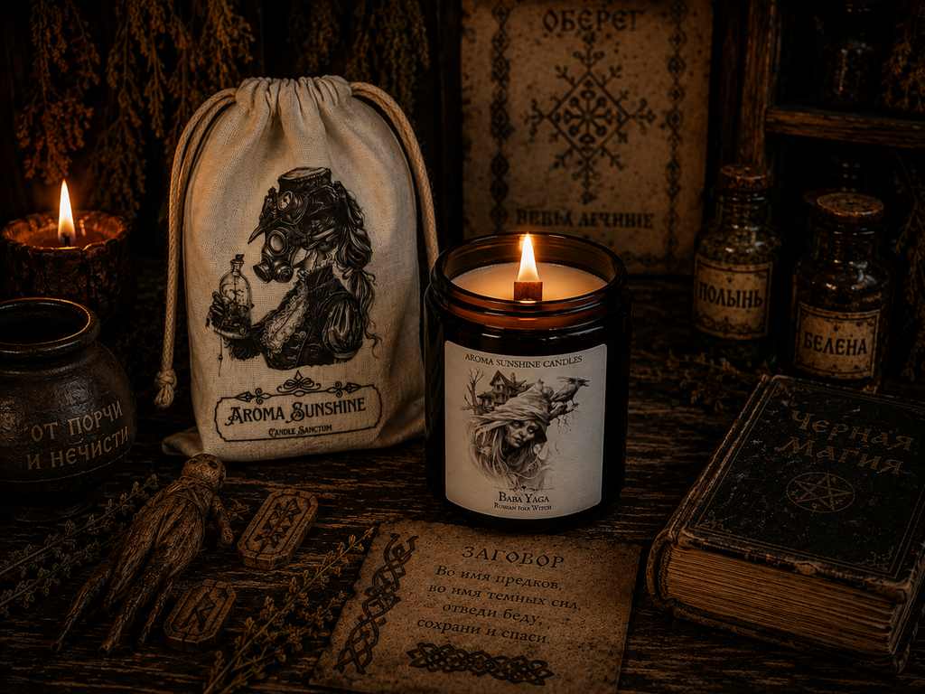 Baba Yaga candle - Cedarwood & Juniper