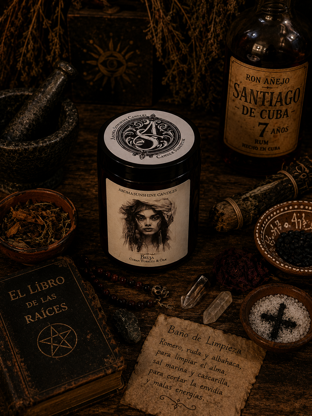 Bruja candle - Cuban Tobacco & Pimento
