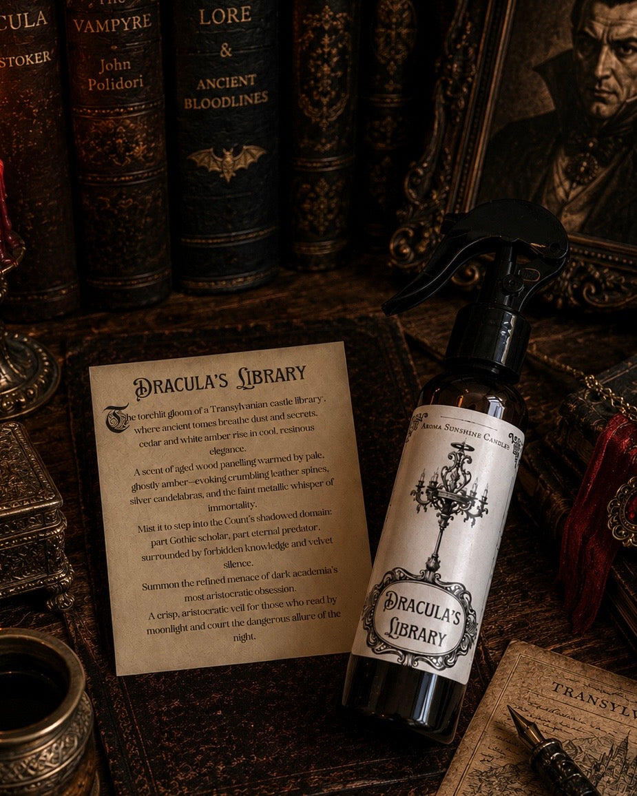 Dracula's Library Room Spray - Cedar & White Amber