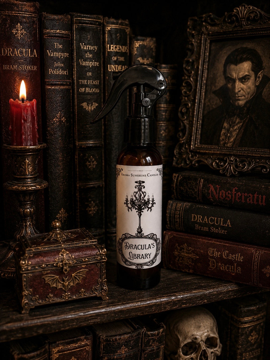 Dracula's Library Room Spray - Cedar & White Amber