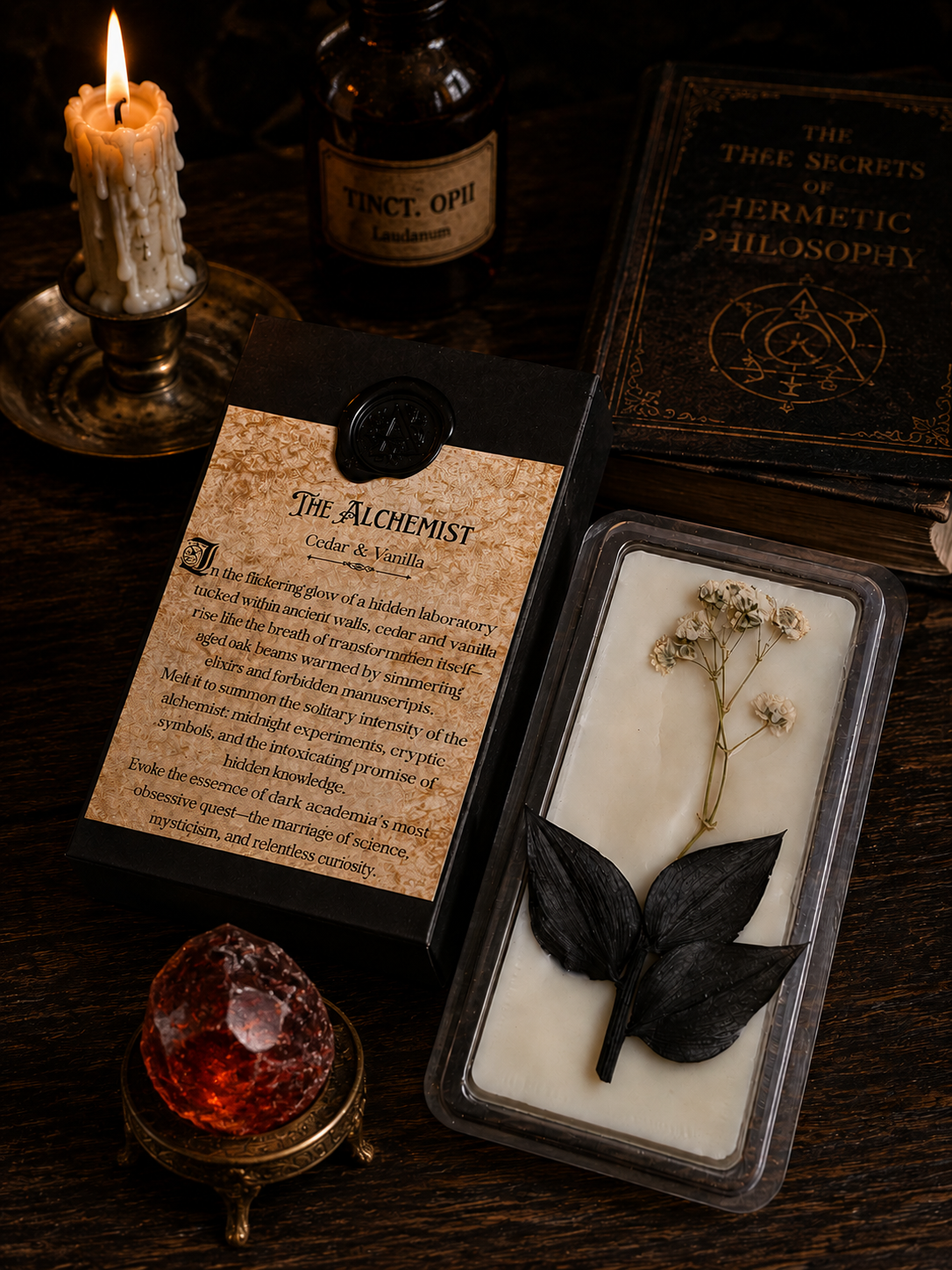 The Alchemist Wax Melt - Cedar & Vanilla