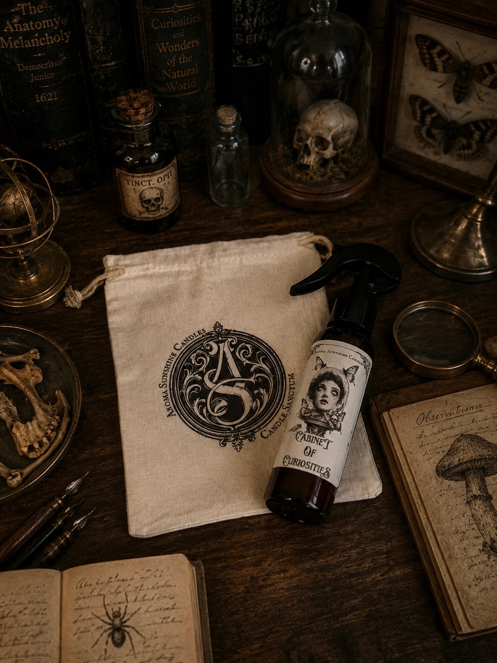 Cabinet of Curiosities Room Spray - White Lotus & Cotton