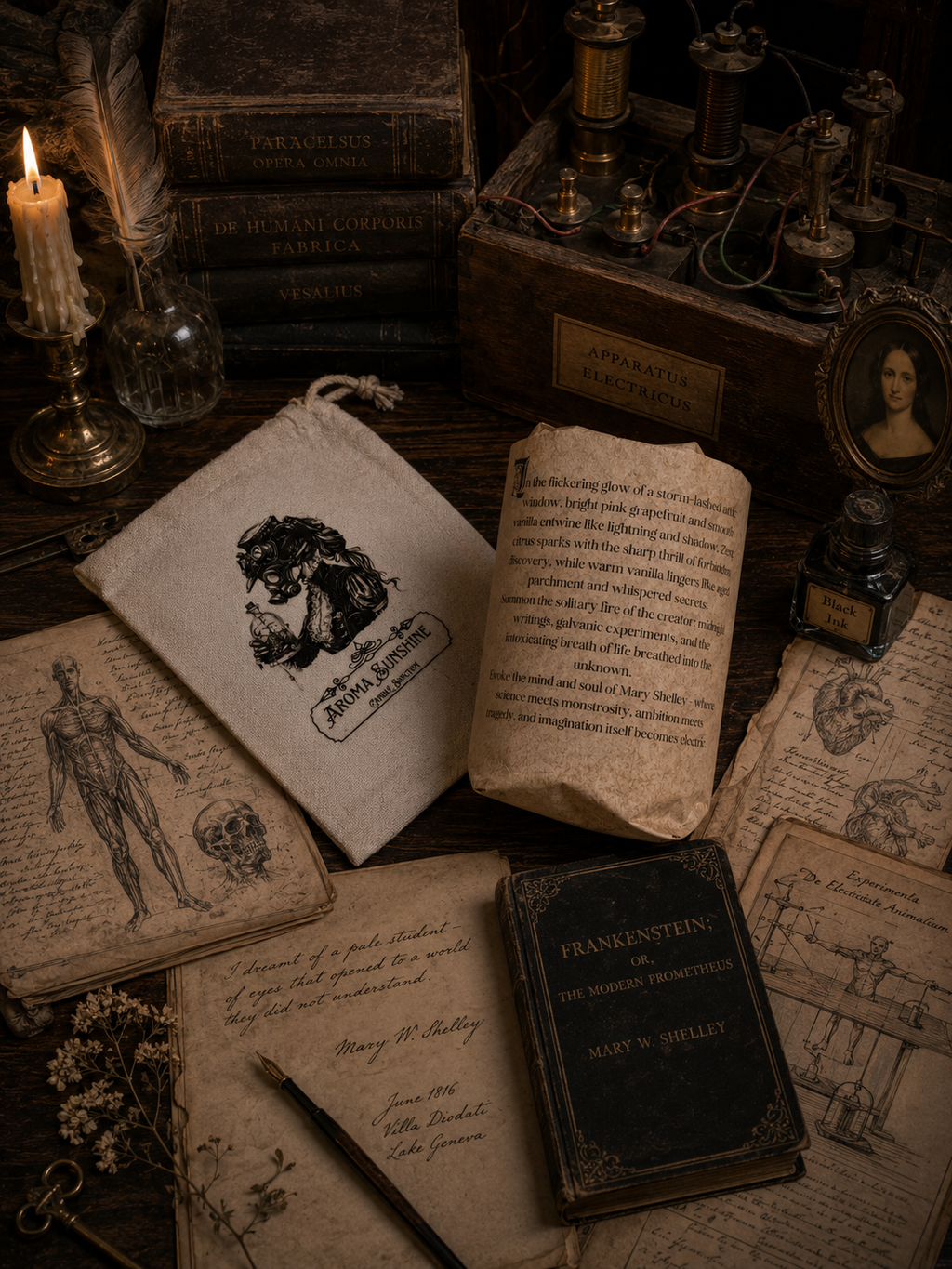 Mary Shelley candle - Pink Grapefruit & Vanilla