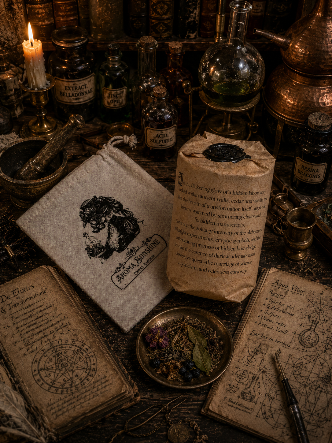 The Alchemist candle - Cedar & Vanilla