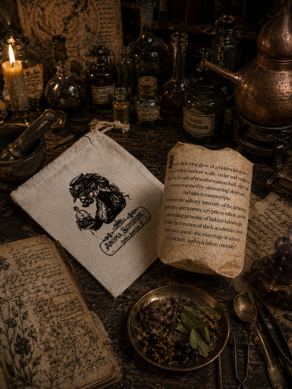 The Alchemist candle - Cedar & Vanilla