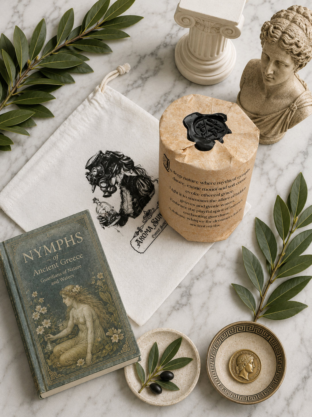 Nymph candle - Monoï & Cotton