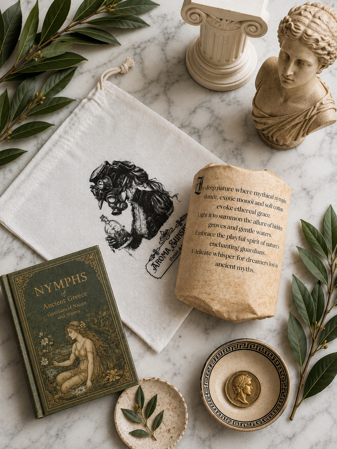 Nymph candle - Monoï & Cotton