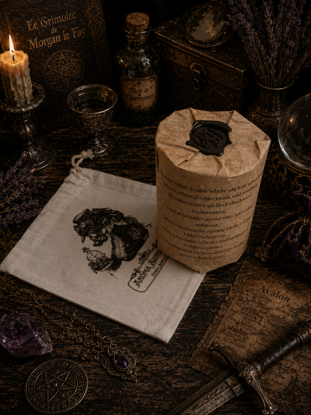 Morgana candle - White Musk & Lavender