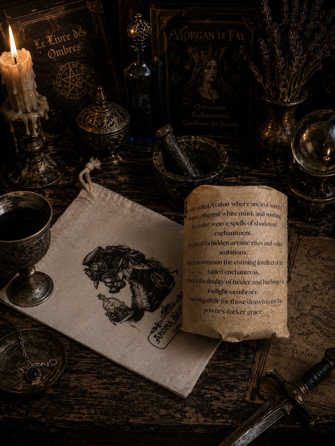 Morgana candle - White Musk & Lavender