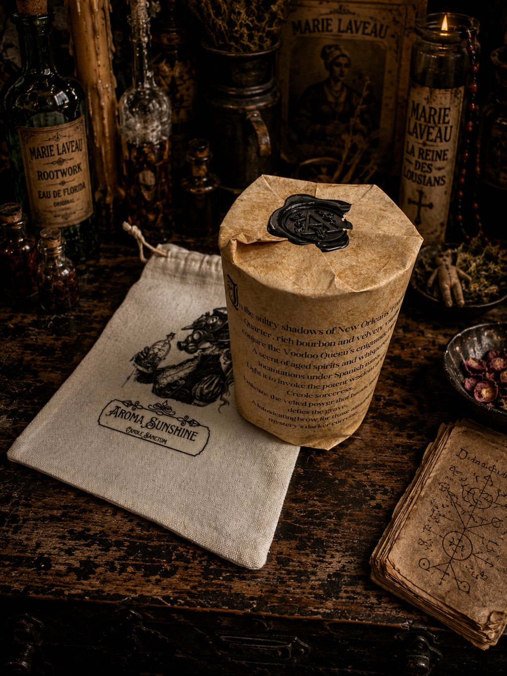 Marie Laveau candle - Whiskey & Vanilla