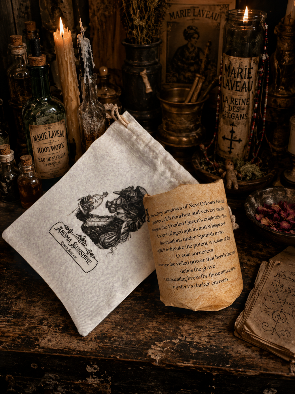Marie Laveau candle - Whiskey & Vanilla