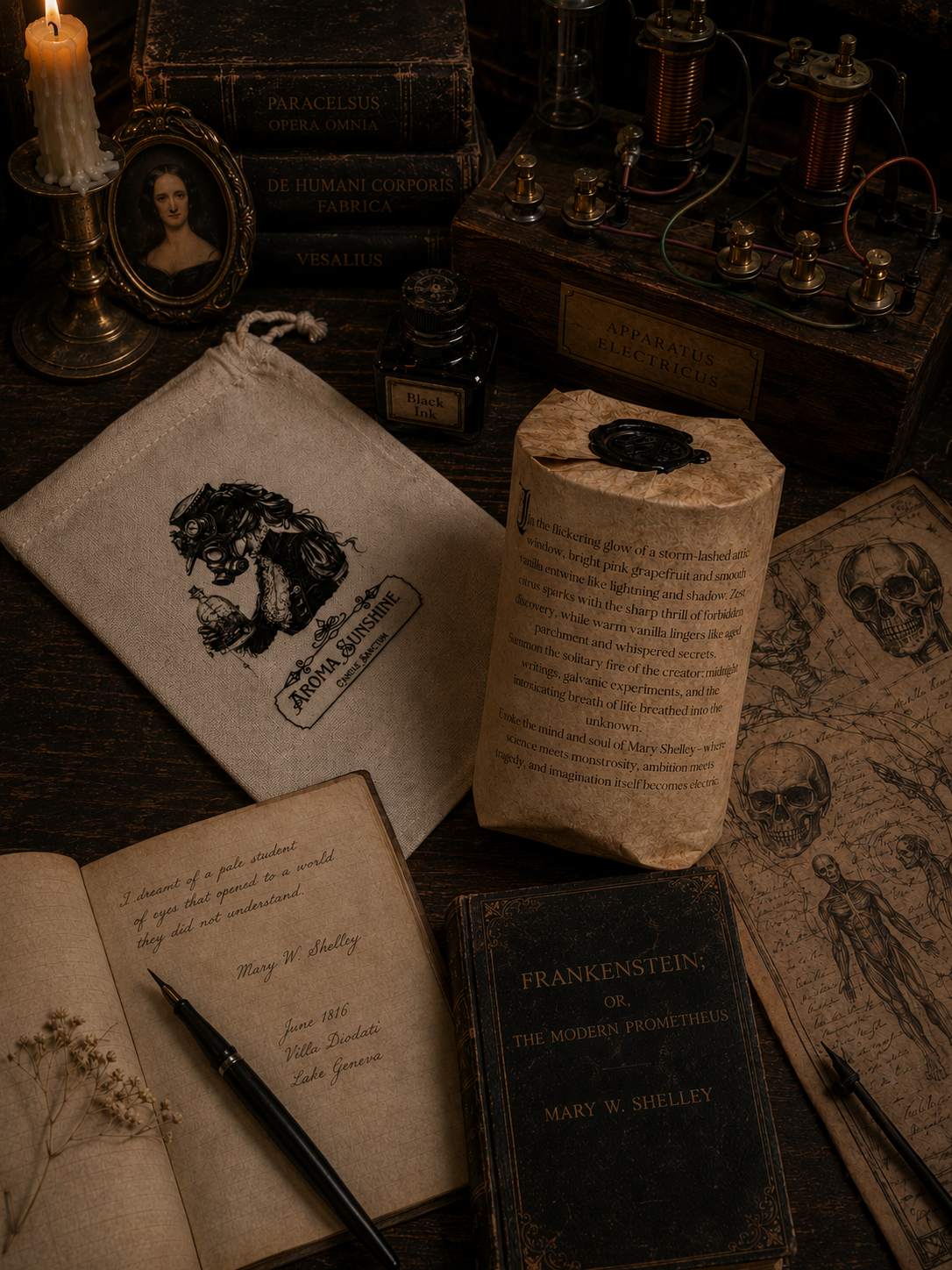 Mary Shelley candle - Pink Grapefruit & Vanilla