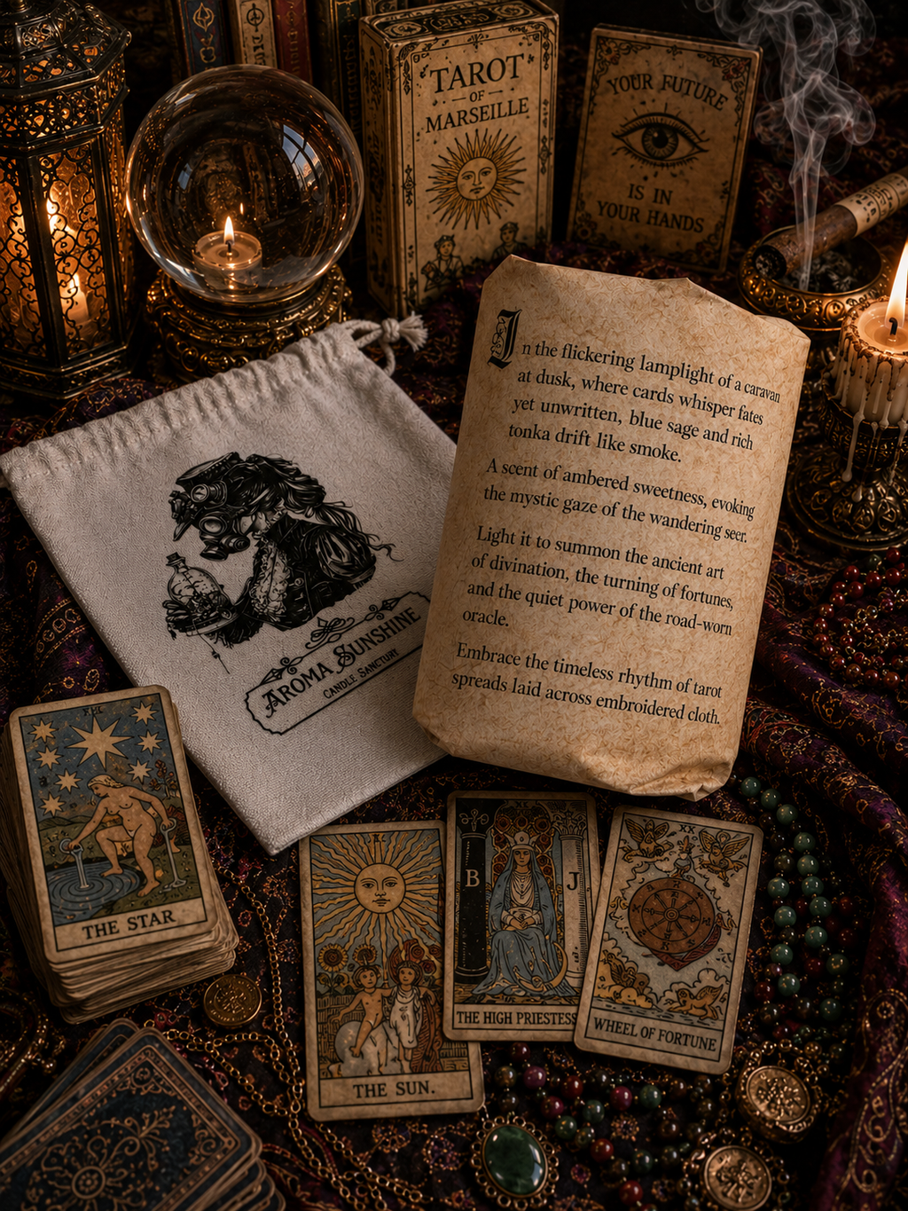 Gypsy candle - Blue Sage & Tonka
