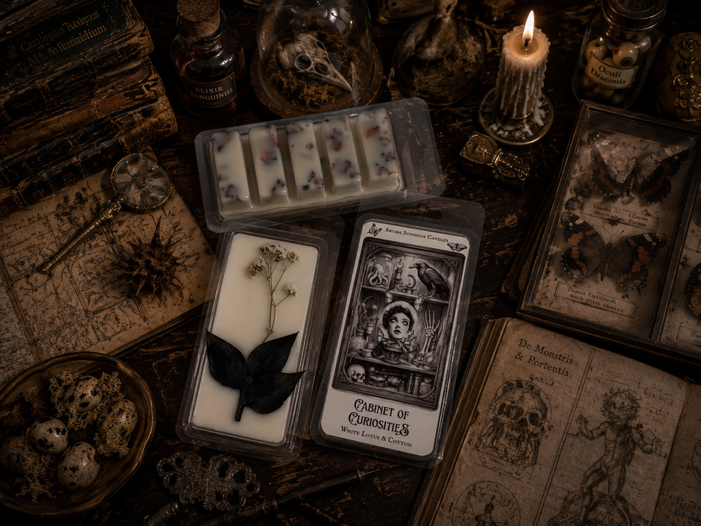 Cabinet of Curiosities Wax Melt - White Lotus & Cotton