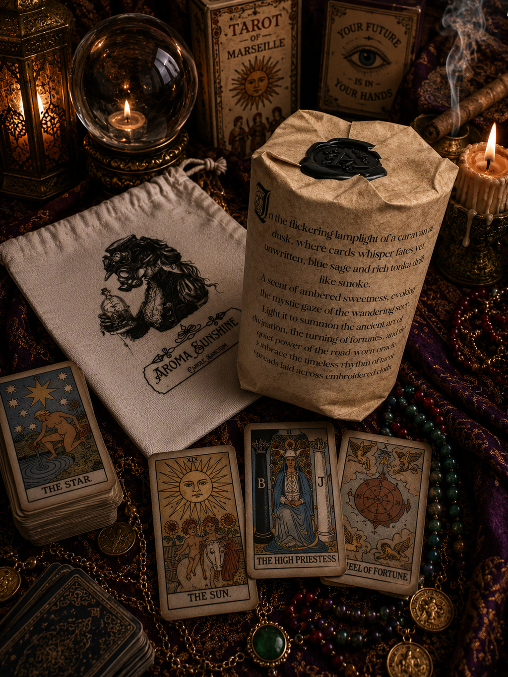 Gypsy candle - Blue Sage & Tonka