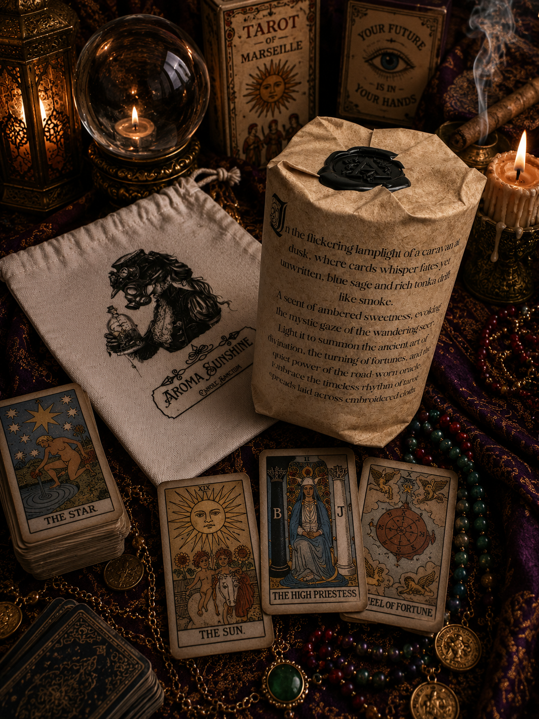 Gypsy candle - Blue Sage & Tonka