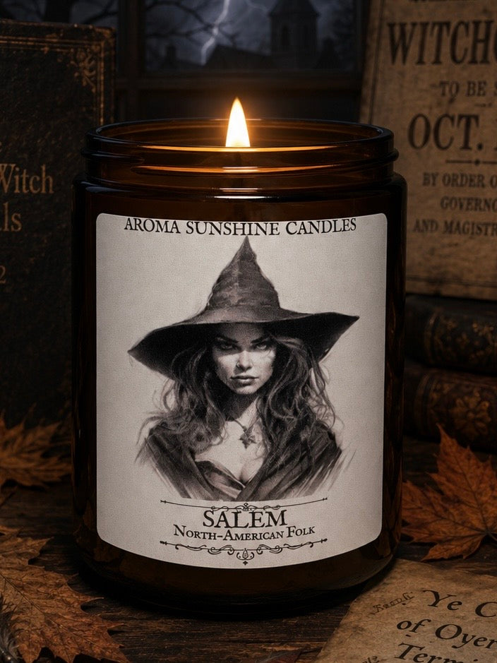 Salem candle - Cinnamon Apple & Maple Leave