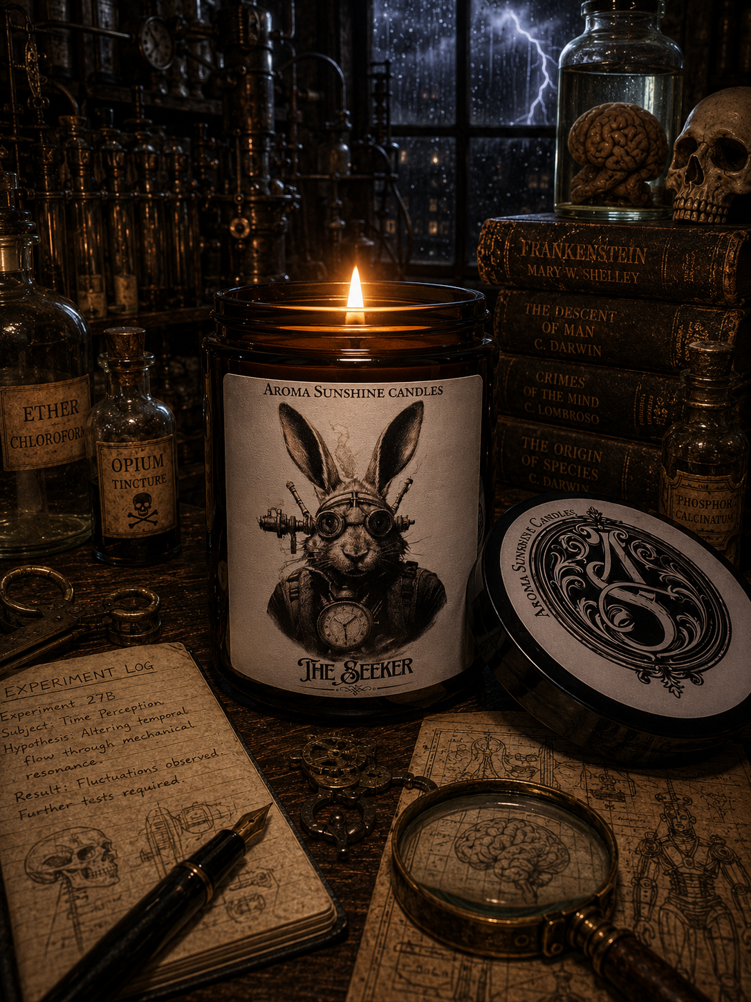 The Seeker candle - Oud Pomegranate