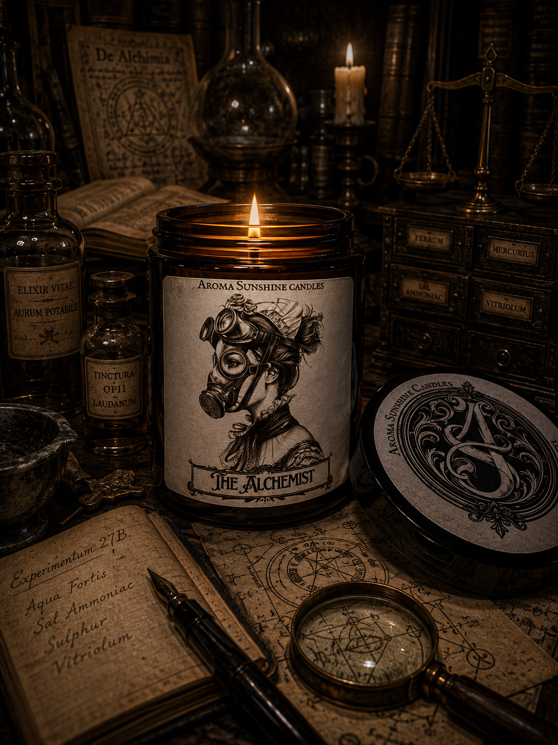 The Alchemist candle - Cedar & Vanilla