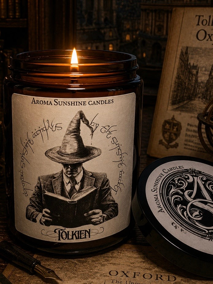 Tolkien candle - Dark Amber