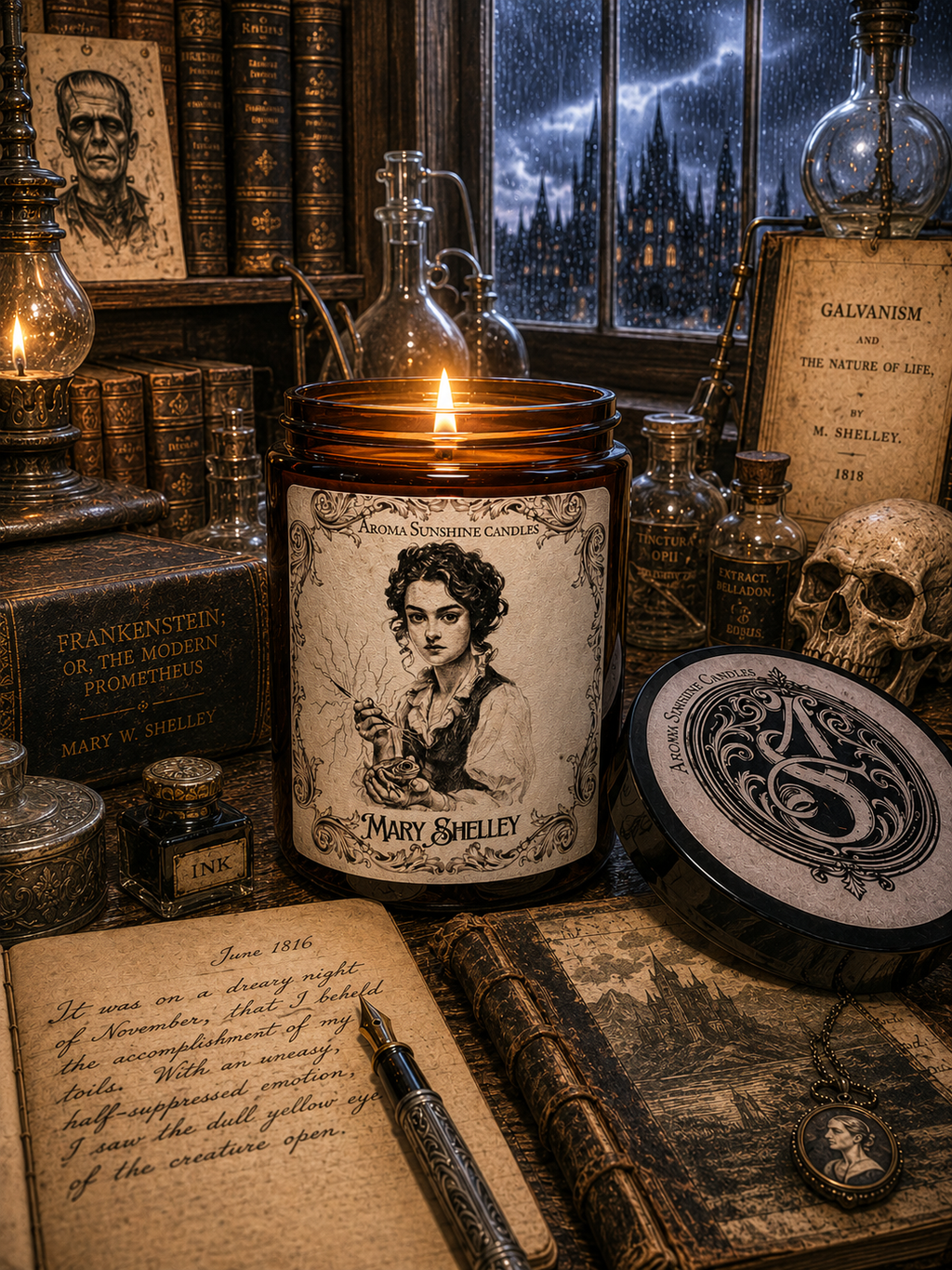 Mary Shelley candle - Pink Grapefruit & Vanilla