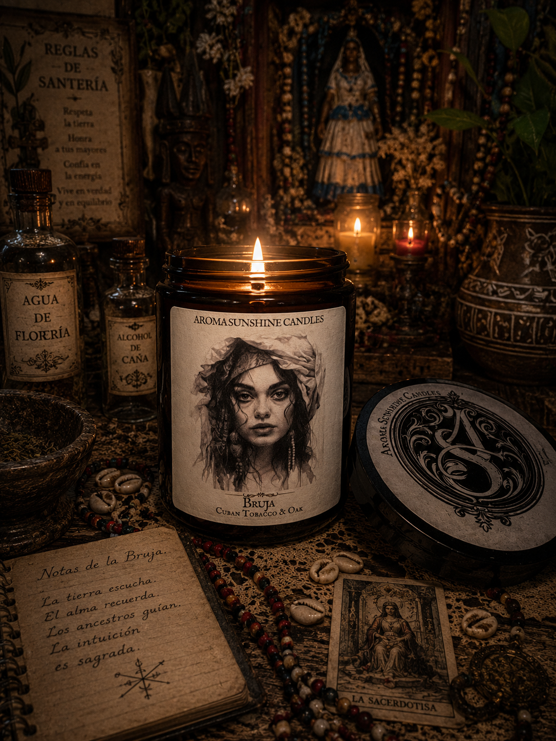 Bruja candle - Cuban Tobacco & Pimento